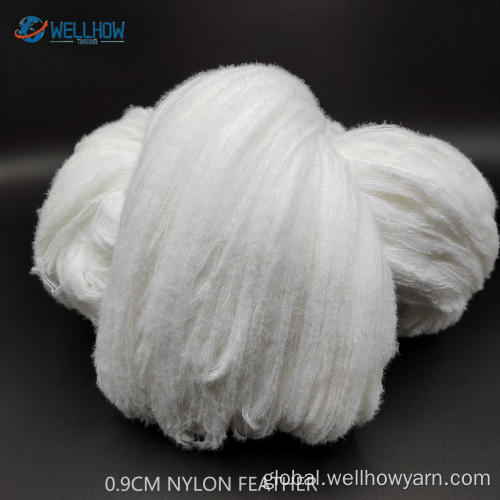 China 0.9CM 100% NYLON FEATHER YARN Supplier